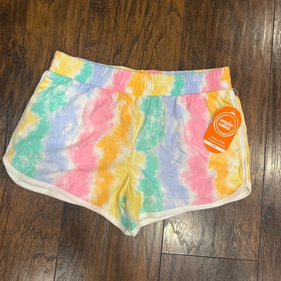 Wonder Nation Multicolor Tie-Dye Kids Shorts - Picture 1 of 4